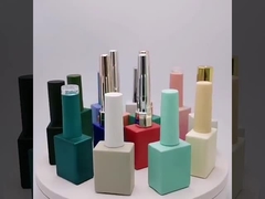 бутылка клея пустых стеклянных бутылок маникюра 10ml/15ml уникальная замороженная польская подгоняет логотип