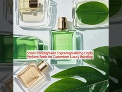 Экранирование/Лазерная гравировка/Этикетирование Пустая бутылка с парфюмом для индивидуального брендинга роскоши