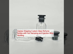 Экспресс-отгрузка, специальные стеклянные парфюмерные бутылки с горячим штампованием и формованием впрыском