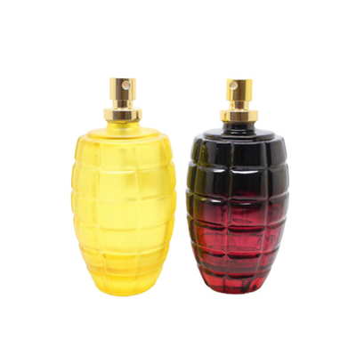 Personal Care Custom Glass Perfume Bottles Silk Printing Pantone Color